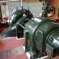 Old motor in Pumping Station- Repairs and Servicing